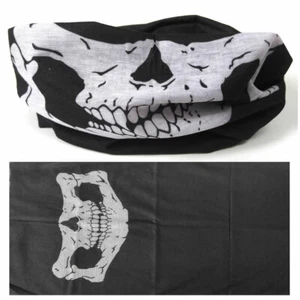 SKULL 4 Seasons Multi Usage Polyester Microfiber Headwear Bandana Face Mask - Picture 1 of 7