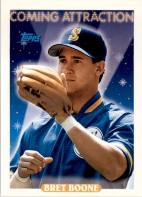 1993 Topps #808 Bret Boone Seattle Mariners - Image 1 of 2