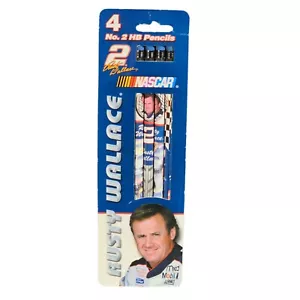 NASCAR Rusty Wallace 2001 lápices Penske Dixon 4 No 2 lápices EE. UU. NUEVO DE LOTE ANTIGUO - Imagen 1 de 12