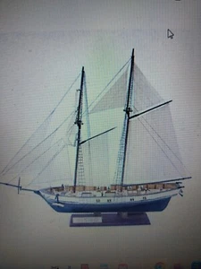 Segelschiff Modellbausatz, 100% Holz, Lasercut - Bild 1 von 4
