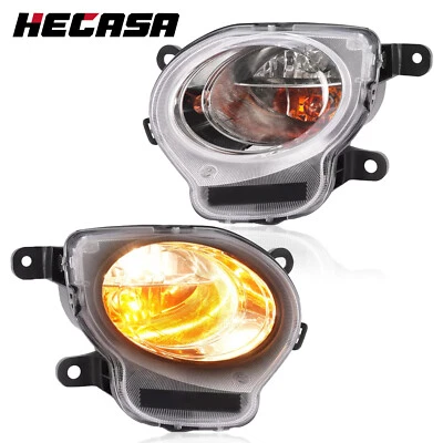 HECASA Turn Signal Light Set For Fiat 500 2012-2017 Driver and Passenger Side - Image 1 of 4