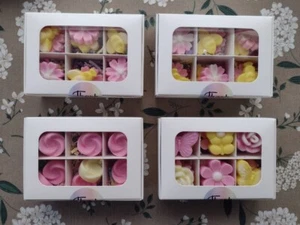 Handmade Soy & Beeswax Wax Melts Gift Box Spring Flowers Bees Butterflies - Picture 1 of 6