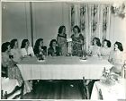 1942 Bridal Shower For Ruth Peterson Pres Alpha Chi Omega Society 8X10 Photo