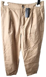 dorothy perkins chino trousers beige 10 - Picture 1 of 3