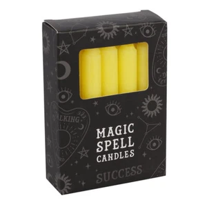 12 Magic Spell Candles Kerzen Zauberkerzen Gelb Success Erfolg - Bild 1 von 3