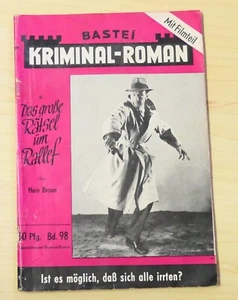 Bastei Kriminal Roman Romanheft 98 - Das große Rätsel um Rallef - Imagen 1 de 1