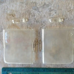 FORD OEM Overhead Roof Console-Light Lens -SET OF TWO/OEM BULBS --PN 1L2Z13783BA - Picture 1 of 2