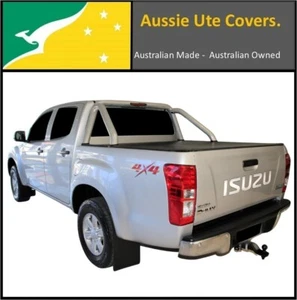 Clip On Tonneau Cover for Isuzu D-Max Dual Cab W/Sports Bars July 2012-Aug 2020 - Picture 1 of 3