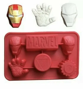 Silicona 6 cavidades Formas MARVEL Chocolate Jalea Fondant Hielo Jabón Caramelo - Imagen 1 de 2