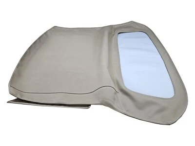 Fits Fiat 124 Spider 2000 CS2 1979-1983 Convertible Soft Top PEBBLE CANVAS - Image 1 of 4