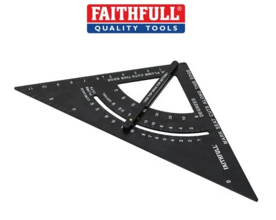 Faithfull FAICSQA12CNC Prestige Adjustable Quick Roofing Square 300mm (12in)