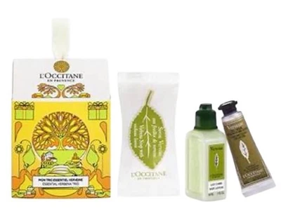 L'Occitane Essential Trio Verbena Jabón Loción Crema de Manos Adorno de Navidad Foto 1 de 2