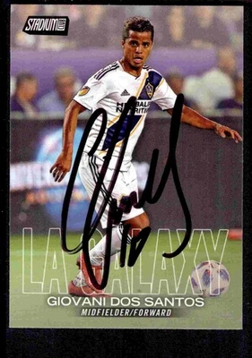 2018 Topps Stadium Club MLS Giovani Dos Santos autograph LA Galaxy - Image 1 of 2