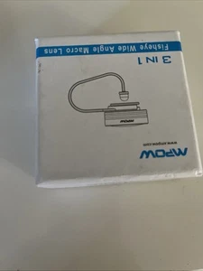 MPOW 3 w 1 Rybie oko / Szeroki kąt / Makro Clip On Obiektyw telefonu - Zdjęcie 1 z 2
