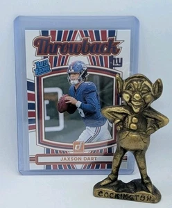 2025 Panini Donruss Rated Rookie Throwback Jaxson Dart #41 Giants RC  - Picture 1 of 3