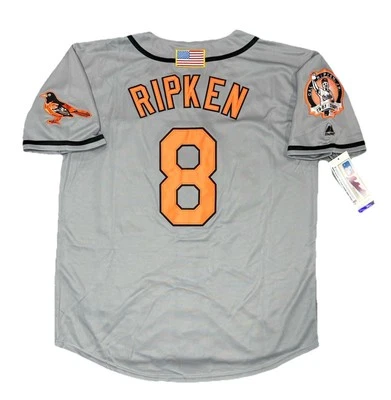 Cal Ripken Jr. 2001 Baltimore Orioles Grey Road Jersey w/ Patch Men’s Large - Image 1 of 3