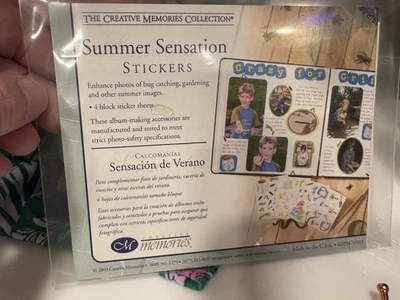 Creative Memories Summer Sensation Sticker Pack - New - Image 1 of 2