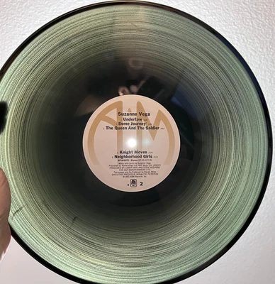 SUZANNE VEGA - Self Titled (Translucent Green) (1985) - 12" Vinyl Record LP - EX - Image 1 of 4