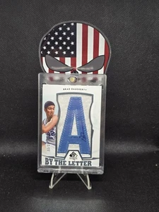 2013-14 SP Authentic Brad Daugherty By the Letter Patch Auto #30/35 Tar Heels - Picture 1 of 2