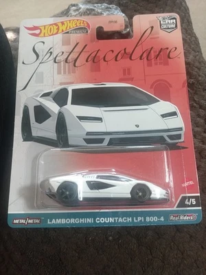 JUEGO SPETTACOLARE HOT WHEELS 2023 CAR CULTURE LAMBORGHINI COUNTACH LPI 800-4 #4/5 Foto 1 de 4