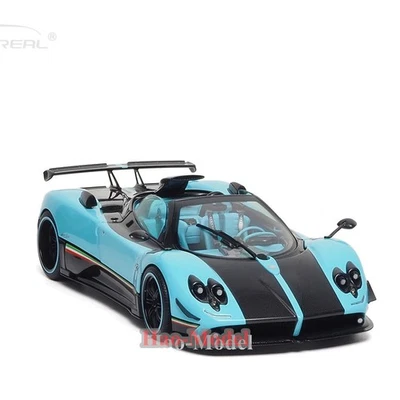 Almost Real AR+ 1/18 Zonda Uno Convertible Metal Diecast Model Car Gifts Blue