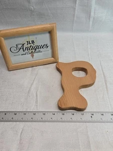 Wooden Alphabet Letter "P" 7 Inches H - Picture 1 of 4
