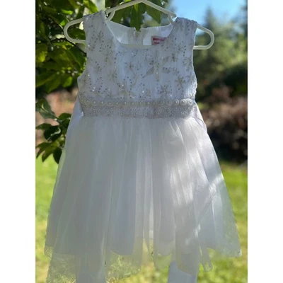 Merry Day Flower Girl Dress Toddler Formal Baptism Ball Gown | Size 1-2T - Image 1 of 4