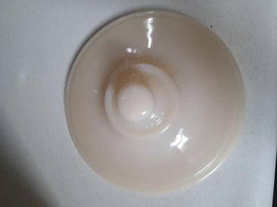 1950's Fire King Casserole Dish Lid Off White - Image 1 of 4