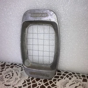 Vintage Heuck Wire Grid French Fry Potato Cutter Cast Aluminum Kitchen Utensil - Picture 1 of 2