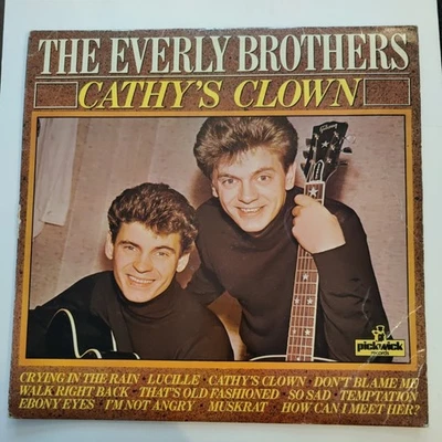 The Everly Brothers Cathy's Clown Pop Rock  Vinyl LP Record 1963 - Image 1 of 3
