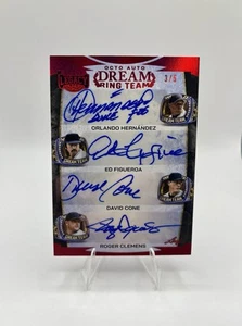 2024 Leaf Bronx Legacy Dream Ring Team OCTO AUTO-RIVERA, CLEMENS, CONE 3/5 !!! - Picture 1 of 5