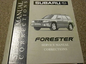 2002 Subaru Forester Servicio Reparación Tienda Manual Correcciones OEM Libro 02 - Imagen 1 de 1