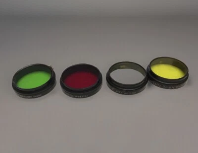 🌈 Filtri Leitz Giallo -Rosso-Verde-Ultravioletto  A 36 Leica - Imagen 1 de 4