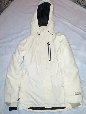 Volcom Gore-tex Snowboard Jacket Women’s Small Khaki - Image 1 of 4