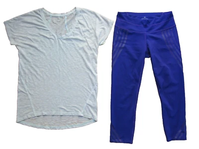 Athleta Athletic Workout Clothing Top & Crop Leggings Women's Size Small - Image 1 of 4