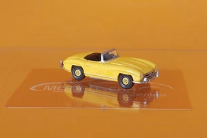 Wiking 083409 Mercedes-Benz 300 SL Roadster - gelb 1:87 NEU Modellauto - Picture 1 of 2