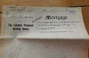 Vintage London Hypothek Dokument für 71 Marlborough Road Wimbledon Surrey 1931 - Bild 1 von 9
