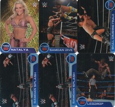 13 WWE Edibas Lamincards + 2 WWE Superstars Card. Rare. Originals. Collectible 
