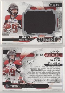 2019 Upper Deck CFL OPC Jumbo Jerseys Bo Levi Mitchell #OPC-BM