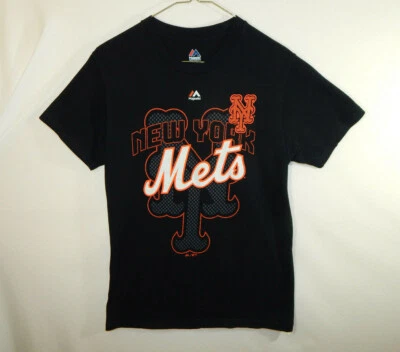 Matt Harvey New York Mets #33 MLB Béisbol Camiseta Negra Majestuosa Talla PEQUEÑA S Foto 1 de 4