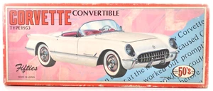 Corvette de fricción de estaño rojo raro vintage años cincuenta convertible con caja original JPN - Imagen 1 de 24