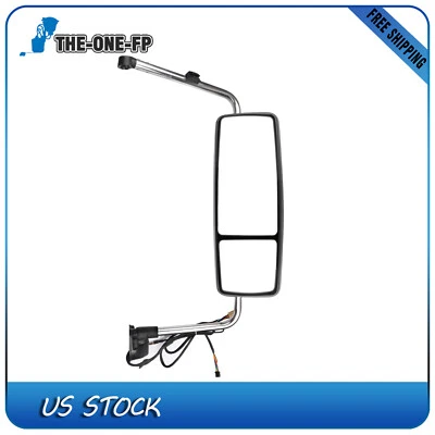 Passenger Right Side Mirror Complete Chrome For International Harvester 2008-18 Foto 1 de 4