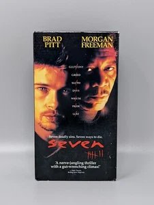 Seven 1996 VHS Movie Good Shape Tested - Picture 1 of 8