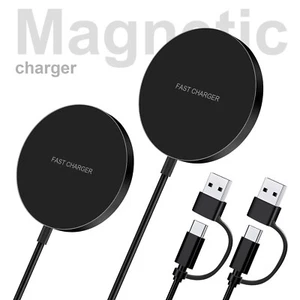 Fast Magneti Wireless Charger Charging Pad For Apple iPhone 15 14 13 12 Pro Max - Picture 1 of 16