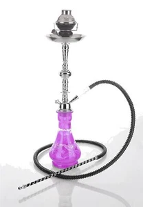 1- Manguera Cristal Púrpura Cachimba Negro Láser Tubo Cachimba al por mayor + Cubierta de Viento bl - Imagen 1 de 7
