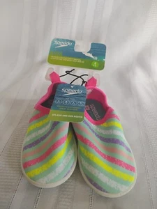 Speedo - Girls Beach Booties - Pink Stripes - Small(5-6) - Picture 1 of 2