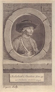 Jedidiah Buxton. Geistesrechnen. Mathematiker. GENTS MAG 1754 alter Druck - Bild 1 von 1