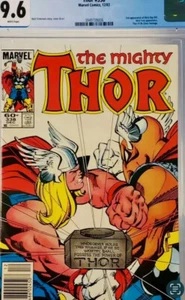 THOR The Mighty #338 Marvel 1983 CGC 9.6 White Pages 2nd Beta Ray Bill - Picture 1 of 6