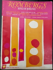 Canciones de amor de Romberg 10 canciones 31 páginas EX - Imagen 1 de 5
