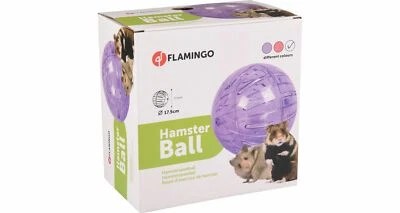 flamingo Hamsterspielball 17,5cm Hamster Spielzeug Kugel Auslauf